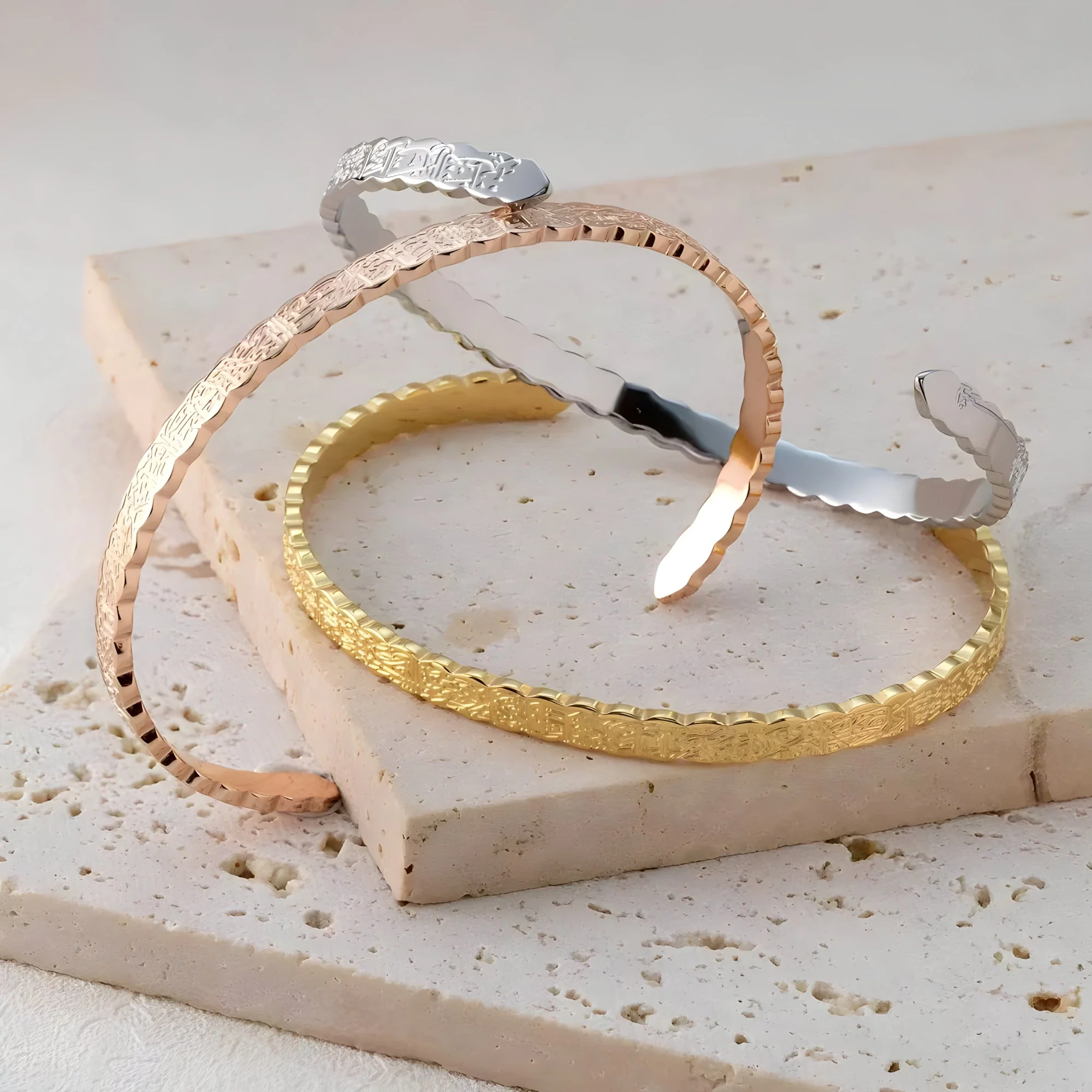 Ayatul Kursi Rippled Cuff - Image 5