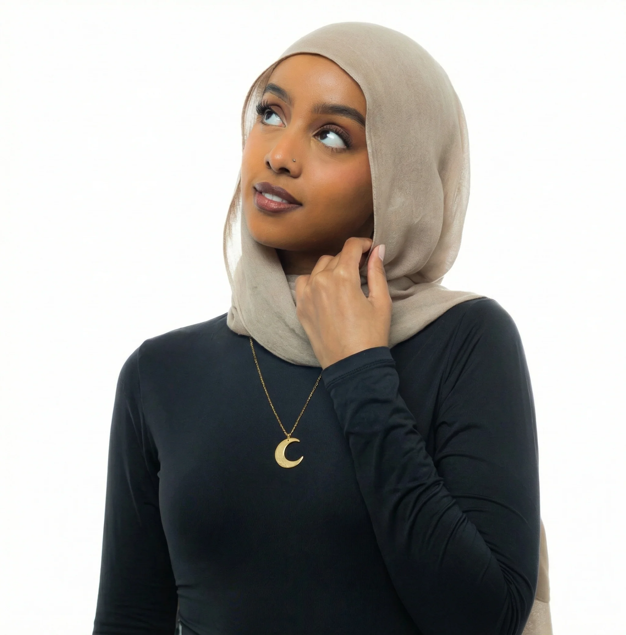 Hardship & Ease Crescent Necklace - Image 8