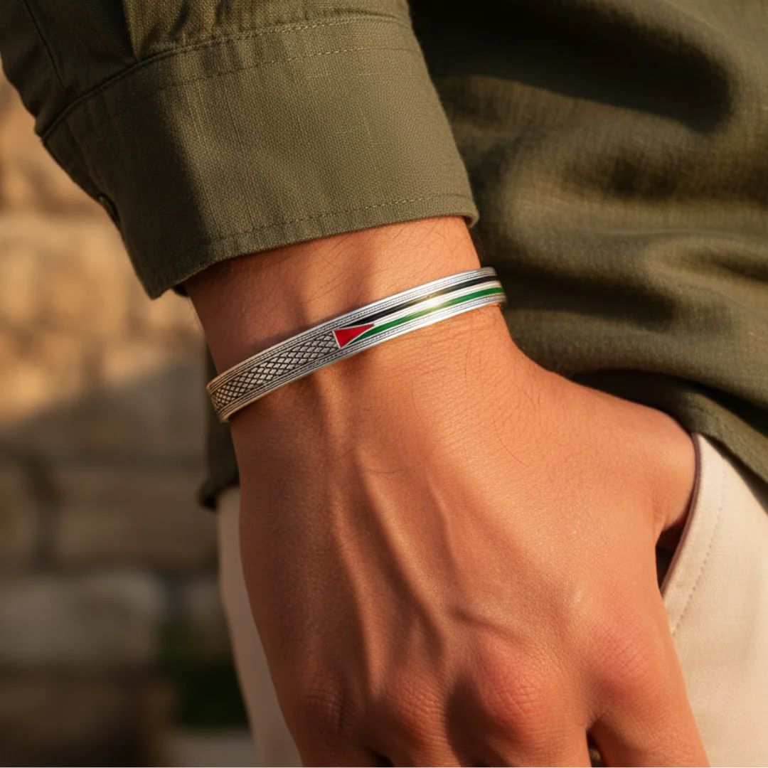 Qamar Palestine Heritage Cuff - Image 5