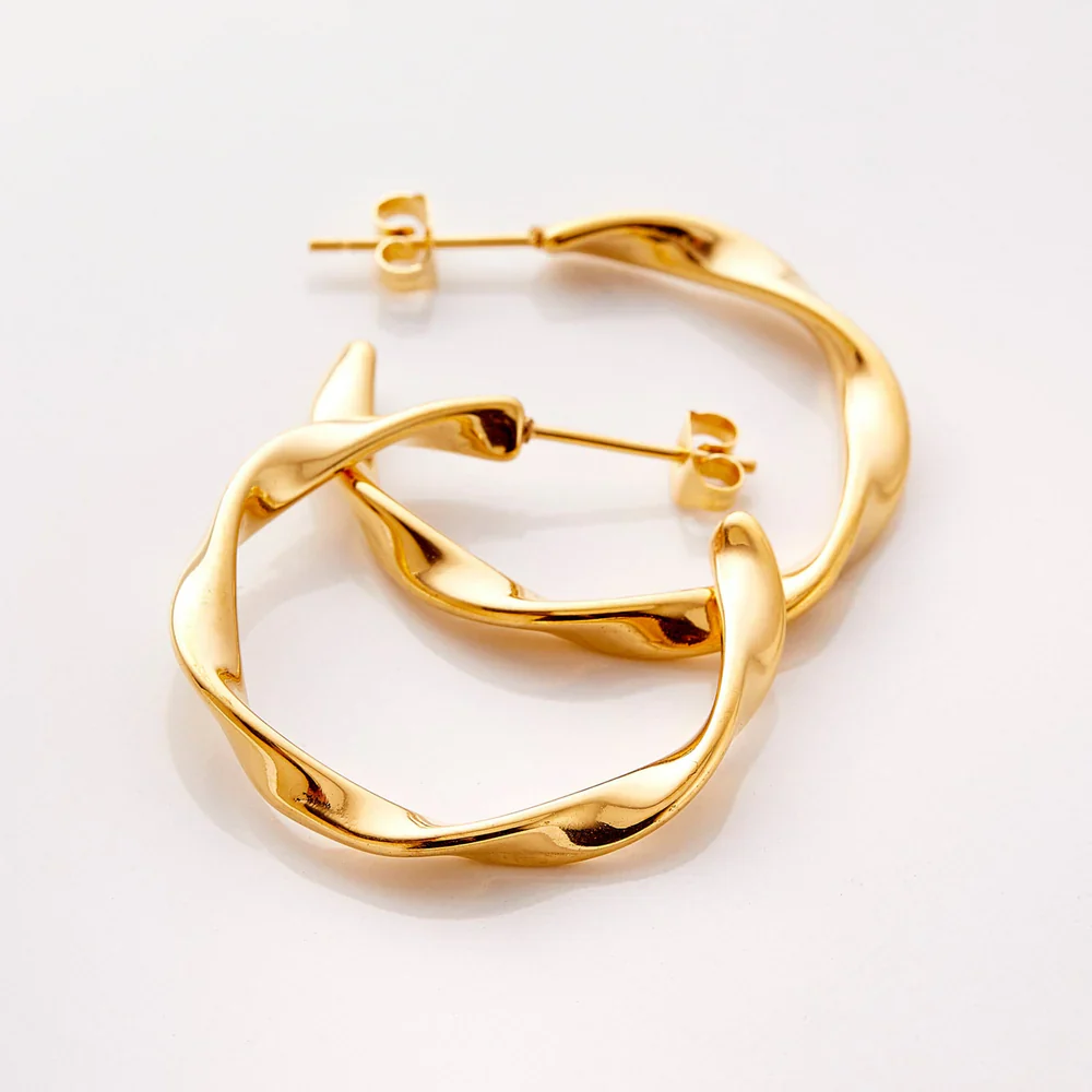Qamar Hiba Hoop Earrings - Image 5
