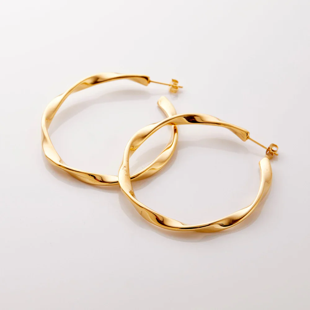 Qamar Hiba Hoop Earrings - Image 7