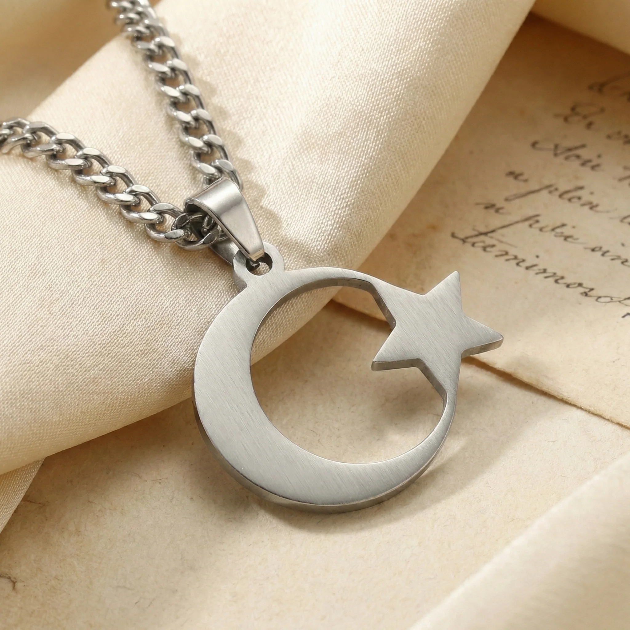 Qamar Lunar Star Necklace - Image 4